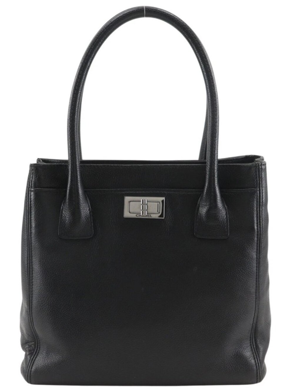 CHANEL Executive Tote 2.55 Tote Bag black Caviar skin Women